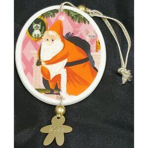 Target Wondershop WHIMSICAL SANTA & CATS Christmas Ornament 2022 James Jeffers